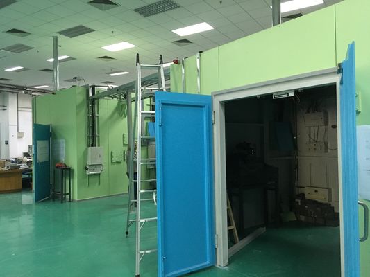Синхронный навес с защитой от лучей с высокоэнергетической физической защитой от лучей, модульной сборной конструкцией и съемным порогом