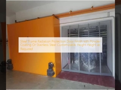 Стальная рама защитные двери от радиации Окончание с порошковым покрытием или нержавеющей стали настраиваемая высота высота по требованию